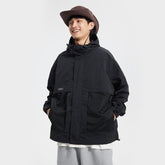 Unisex Jacket Retro Hooded Sports Jacket Men's Loose Outdoor Outdoor Jacket Coat